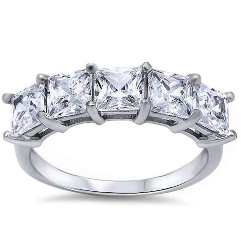 NEW STARLETTE women's lauren channel ring in silver